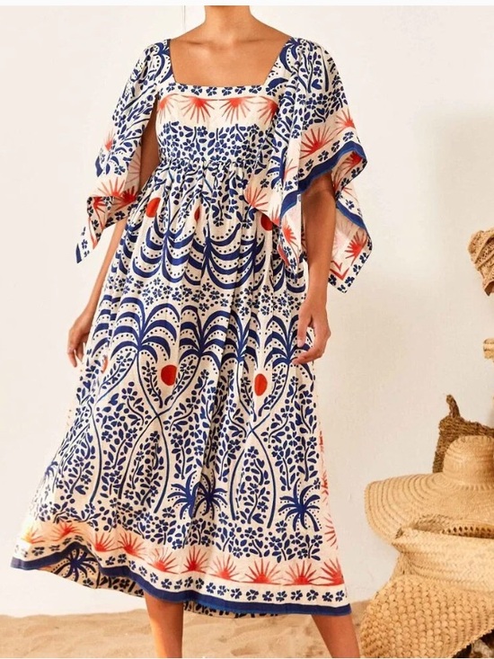 FARM Rio Dresses & Skirts - FARM Afternoon Breeze Caftan Midi Dress